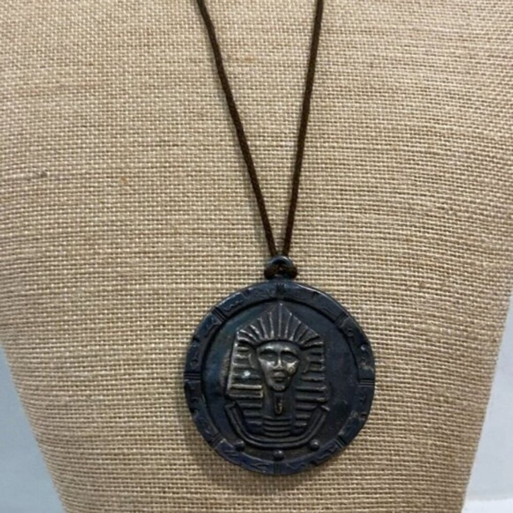Egytian Pharaoh Pendant Necklace AB